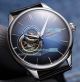 Replica Omega Seamaster Watch Blue Dial Silver Bezel Black Leather Strap 42mm (1)_th.jpg